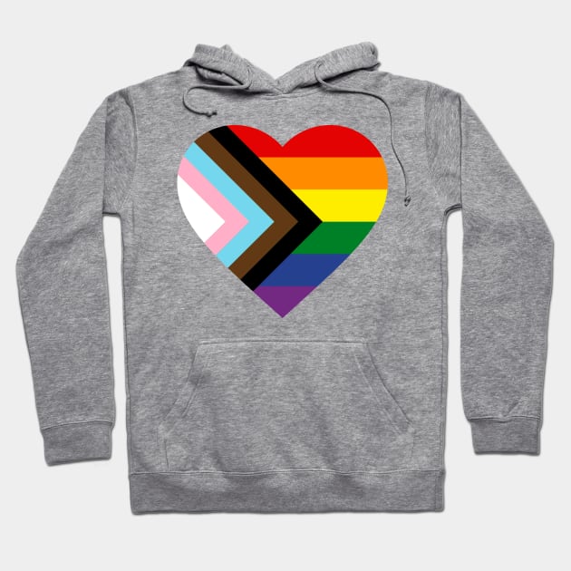 Progress Pride Hoodie by CoolMomBiz